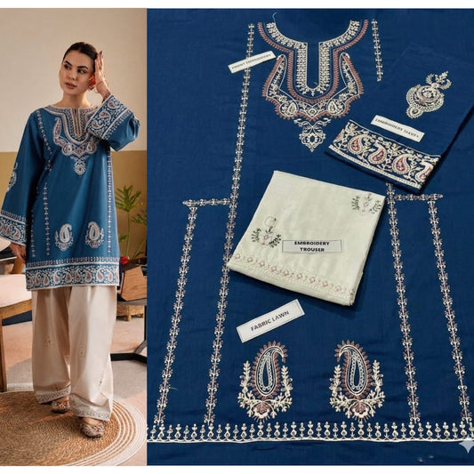 2PC Embroidered Lawn Collection