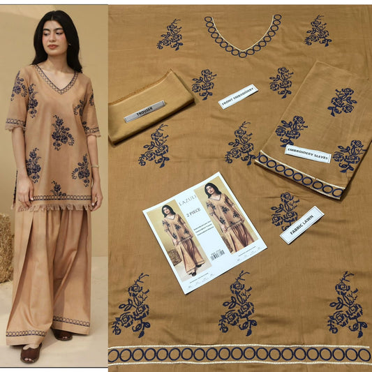 Graceful 2PC Embroidered Lawn