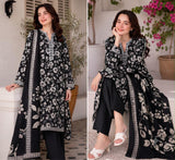 Women's Black Lawn Suit – Modern & Comfortable