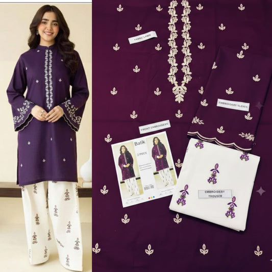 New Arrival – Premium 2 Piece Embroidered Lawn