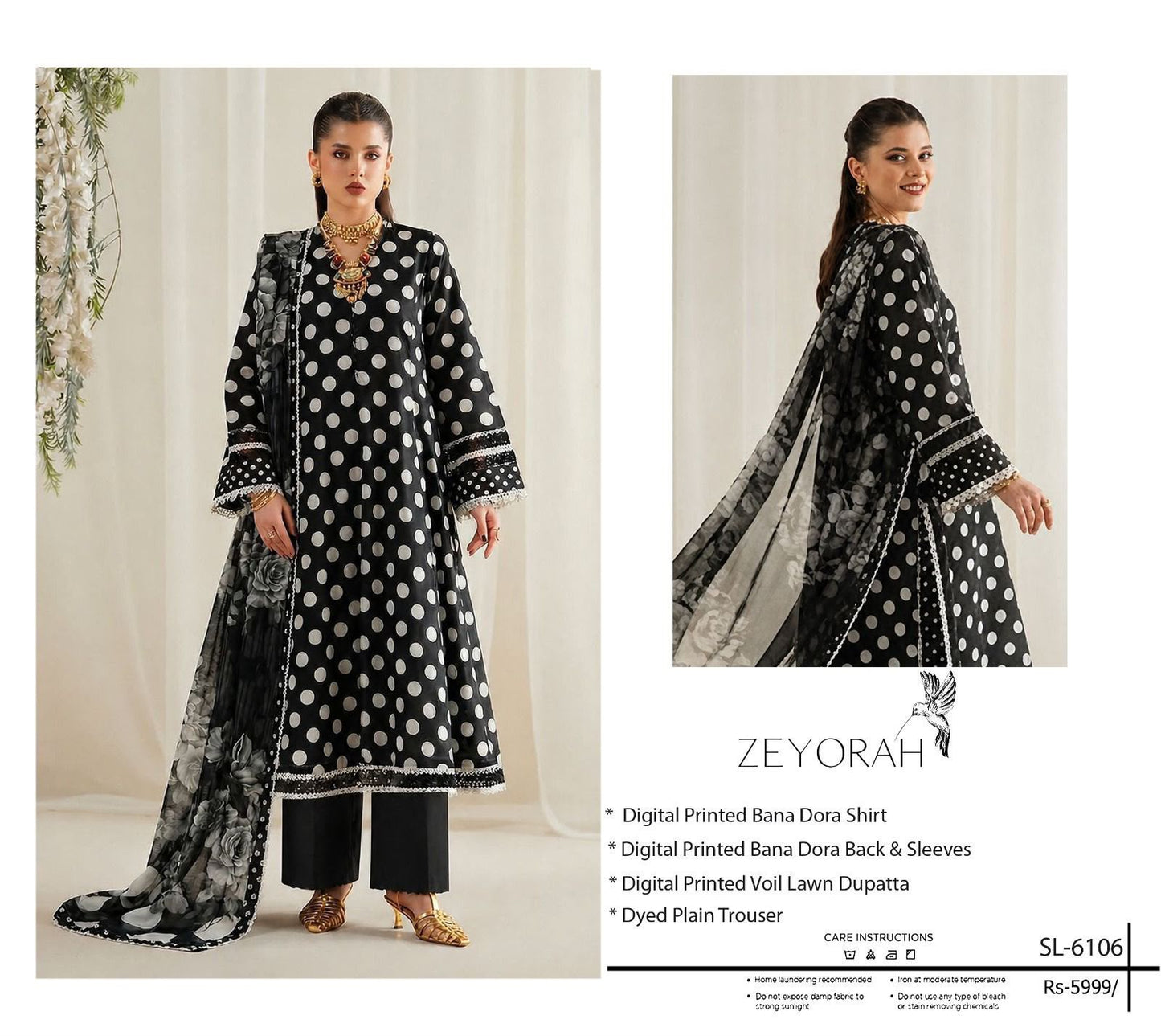 Classic 3PC Lawn Collection